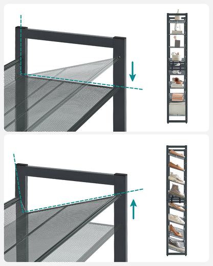 2 Stackable Shoe Racks - image 4