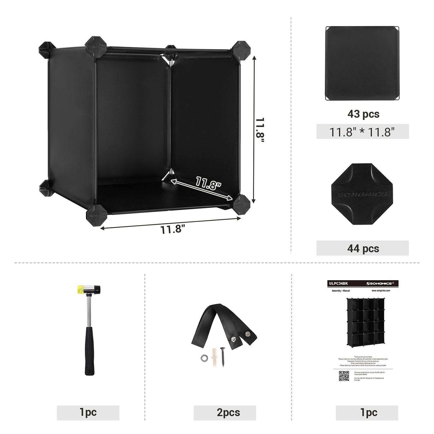 Cube Storage Organizer, Set of 16 - image 39