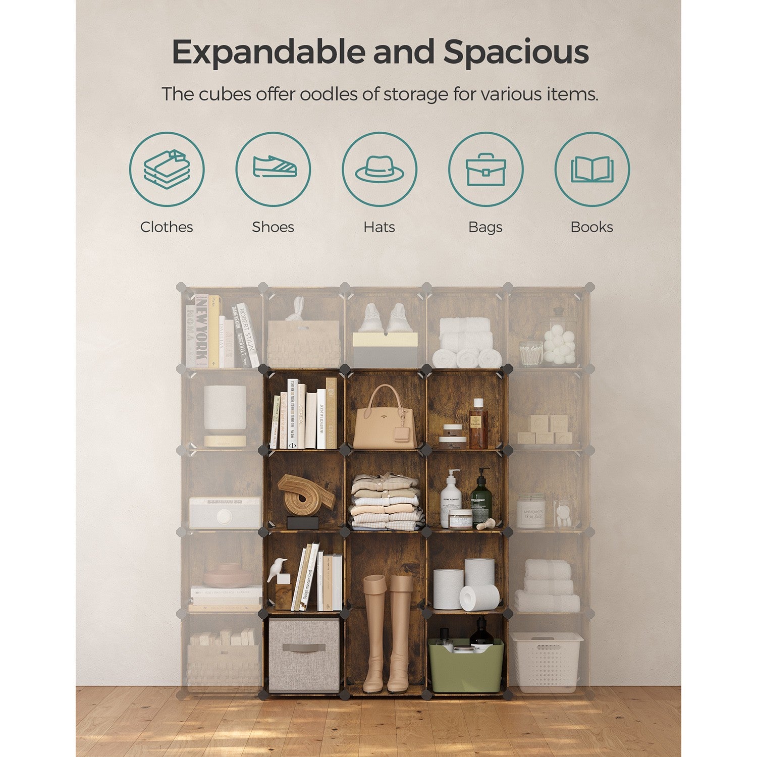 Cube Storage Organizer, Set of 16 - image 22