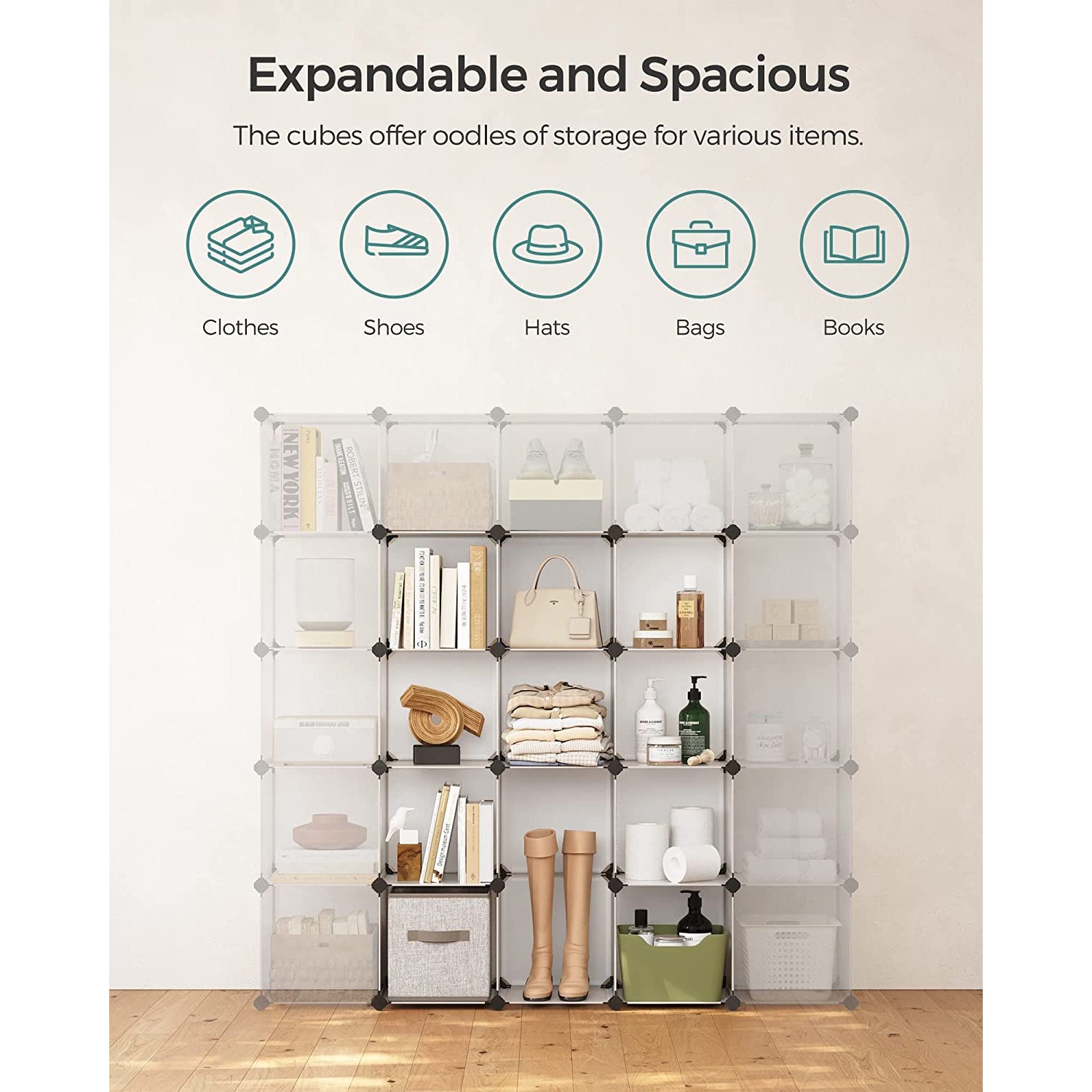 Cube Storage Organizer, Set of 16 - image 15