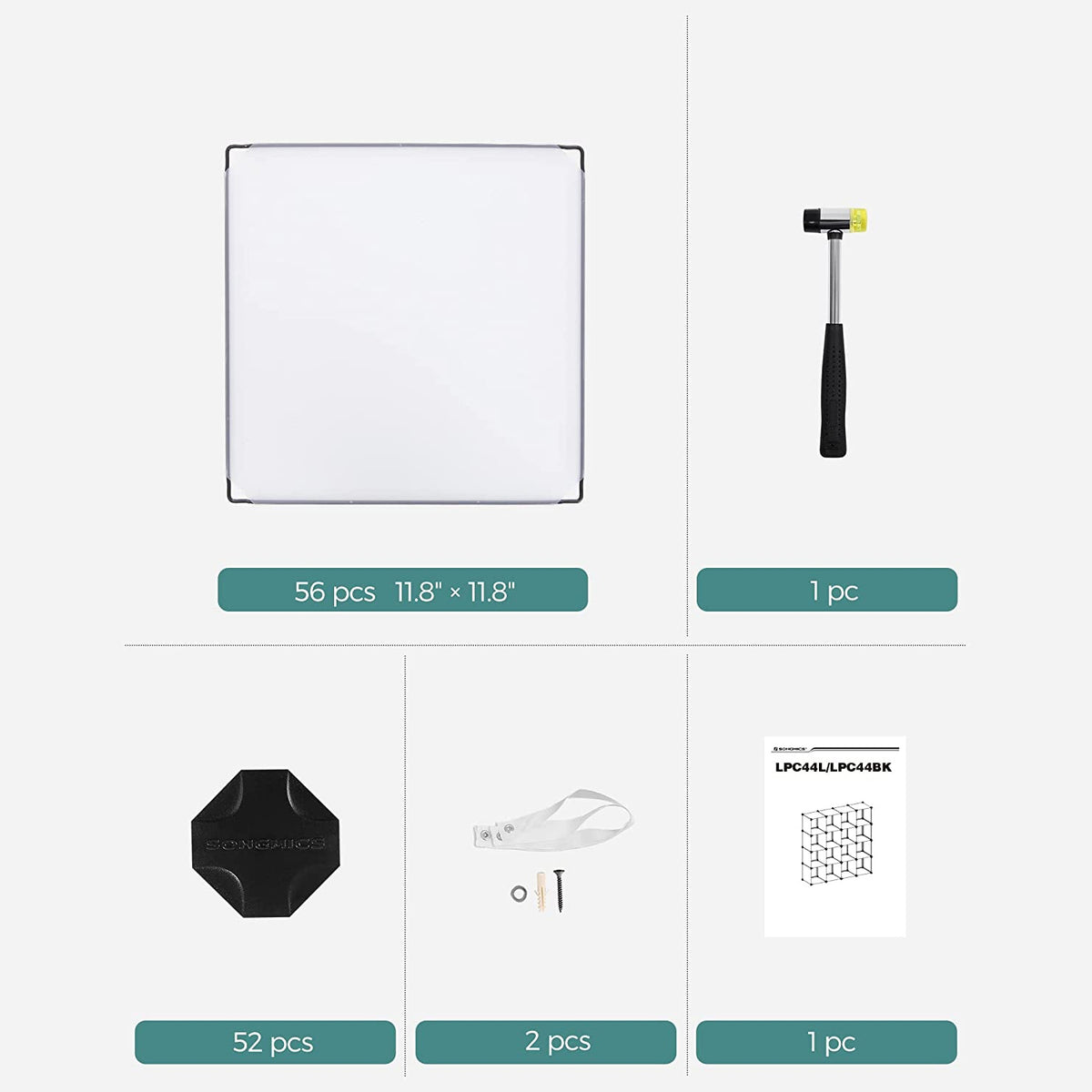 Cube Storage Organizer, 16-Cube Book Shelf, DIY Plastic Closet Cabinet