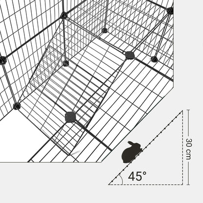 Pet Premium Villa for Guinea | Pet Playpen Includes Cable Ties