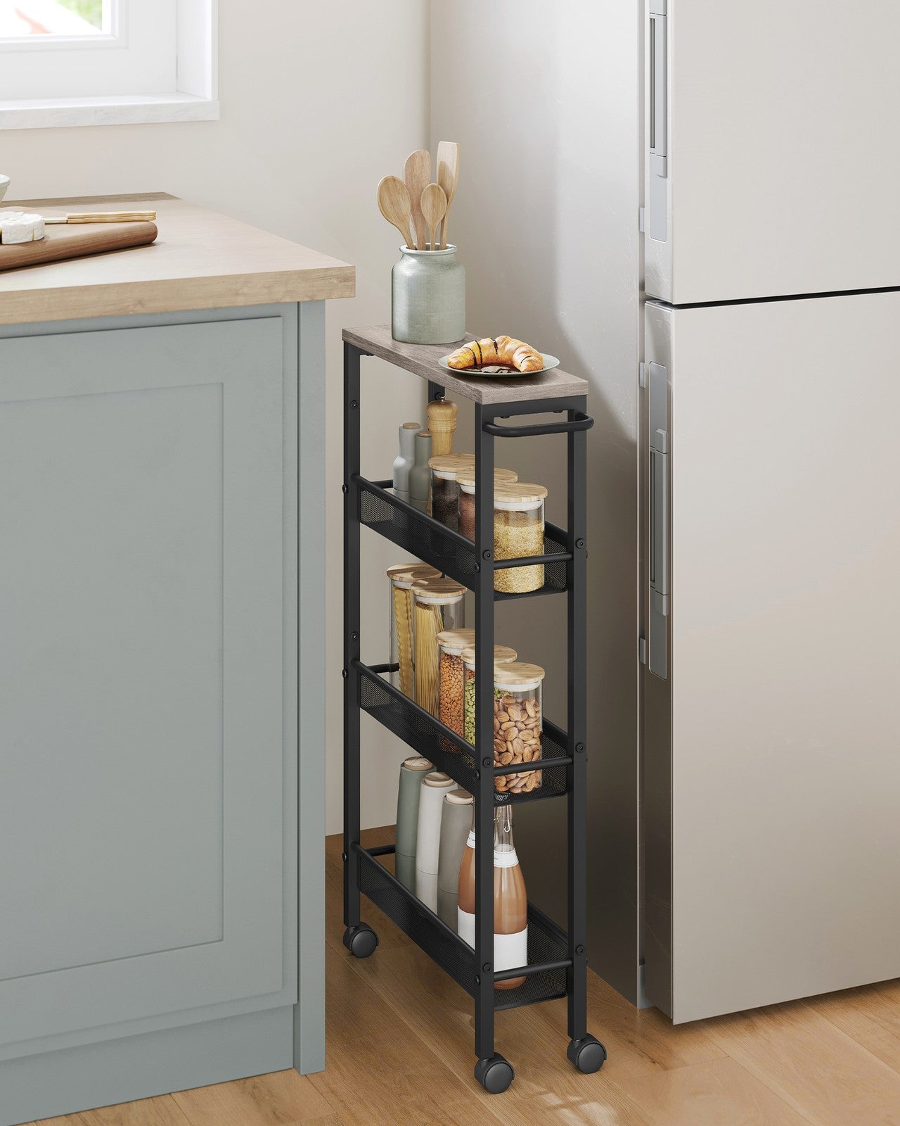 4-Tier Slim Rolling Storage Cart - image 47