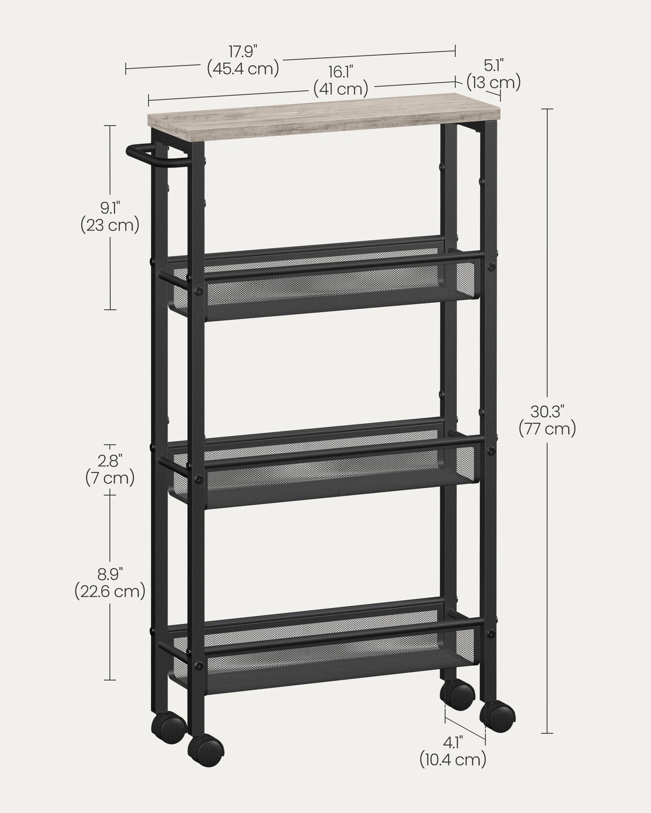 4-Tier Slim Rolling Storage Cart - image 51