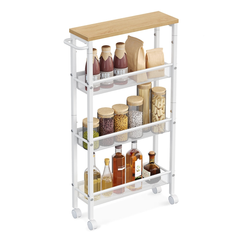 4-Tier Slim Rolling Storage Cart - image 17