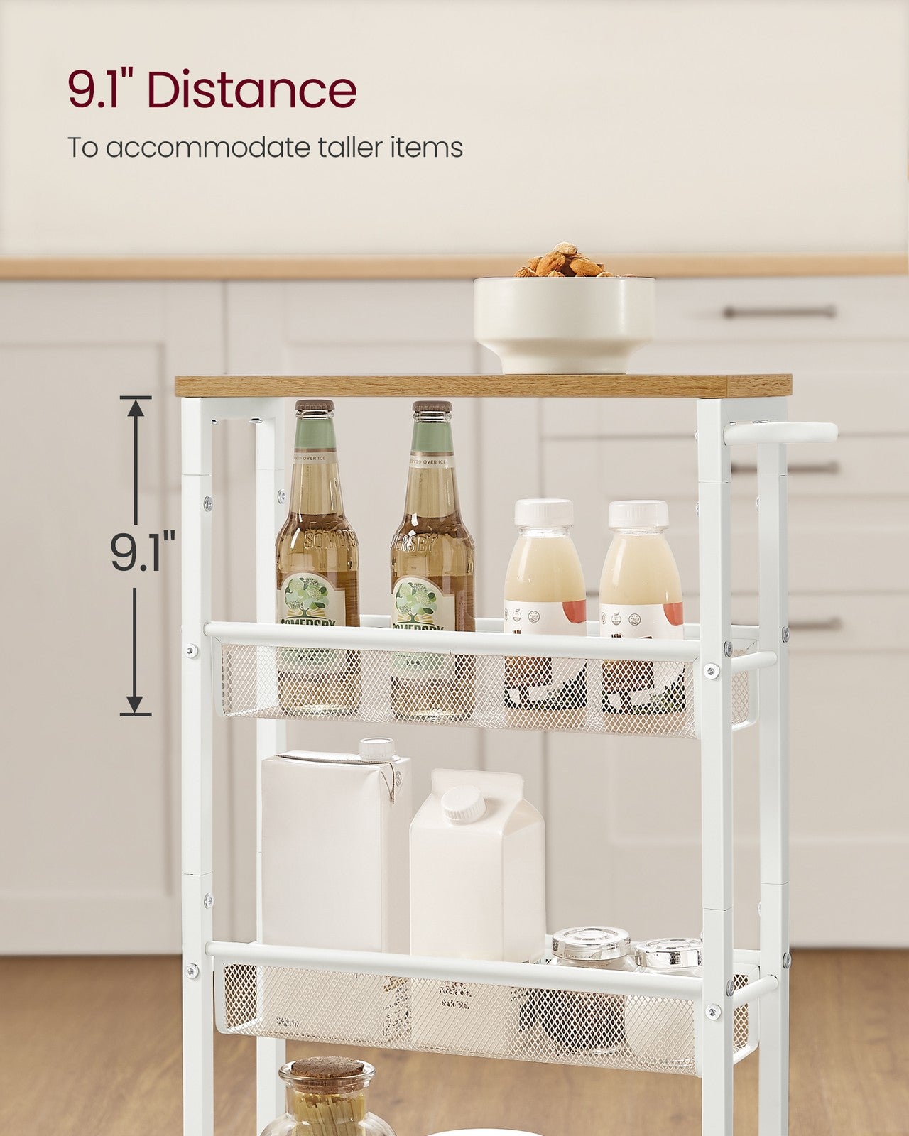 4-Tier Slim Rolling Storage Cart - image 21