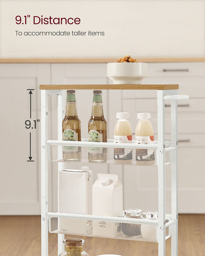 4-Tier Slim Rolling Storage Cart - image 21