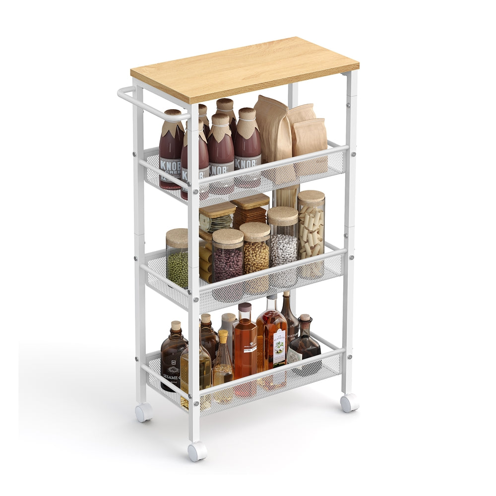 4-Tier Slim Rolling Storage Cart - image 26