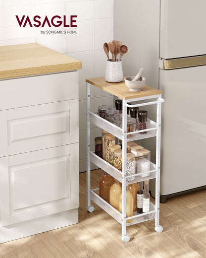 4-Tier Slim Rolling Storage Cart - image 27