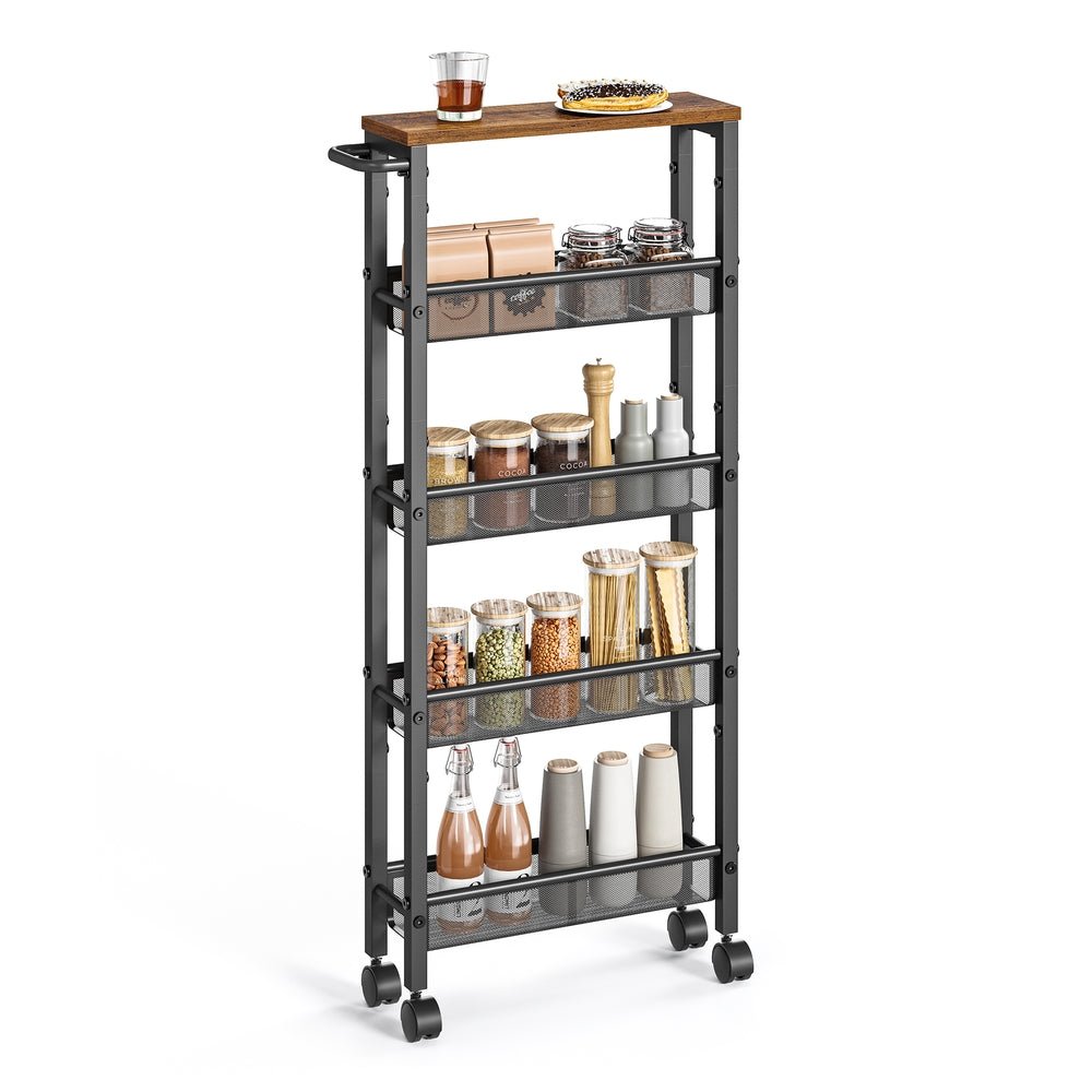 4-Tier Slim Rolling Storage Cart - image 32