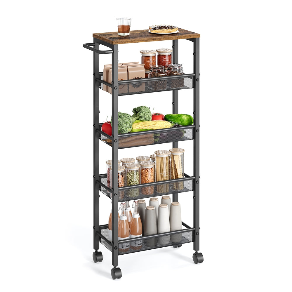 4-Tier Slim Rolling Storage Cart - image 39