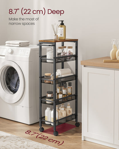 4-Tier Slim Rolling Storage Cart - image 41