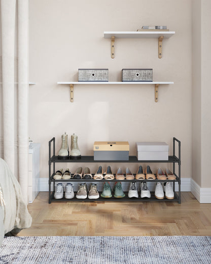 2 Tier Metal Shoe Rack for 12 Pairs of Shoes - image 22