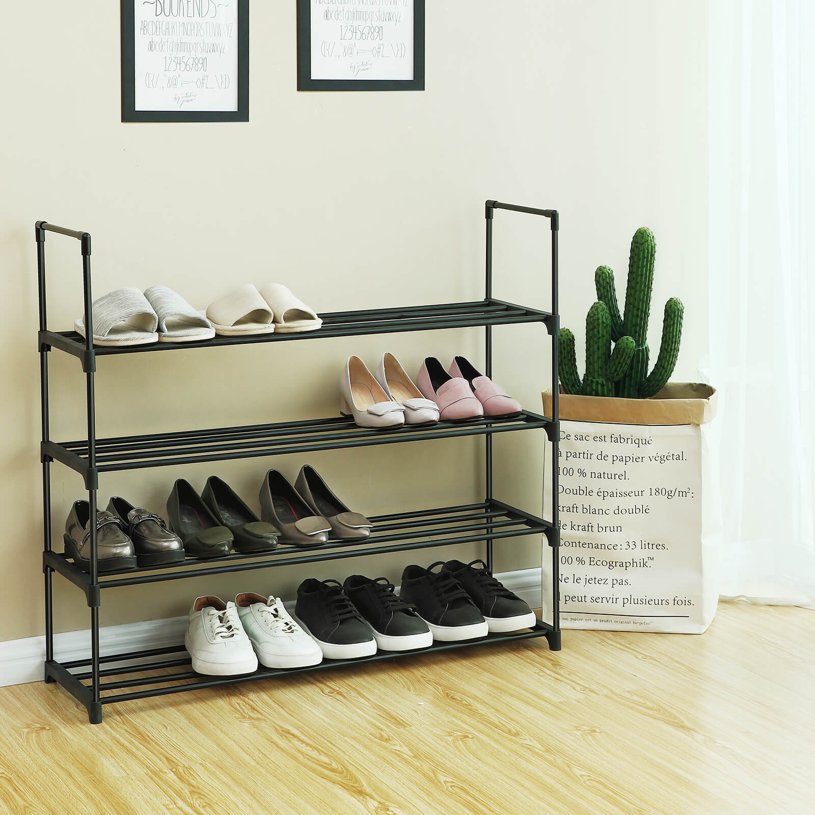2 Tier Metal Shoe Rack for 12 Pairs of Shoes - image 31
