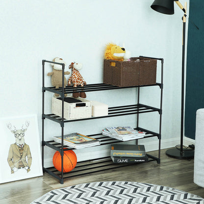 2 Tier Metal Shoe Rack for 12 Pairs of Shoes - image 32