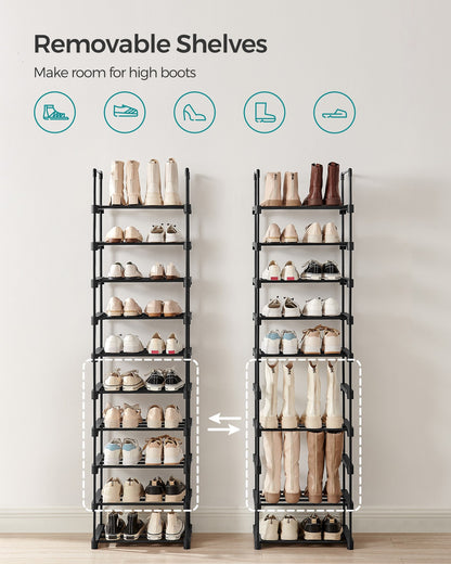 2 Tier Metal Shoe Rack for 12 Pairs of Shoes - image 37