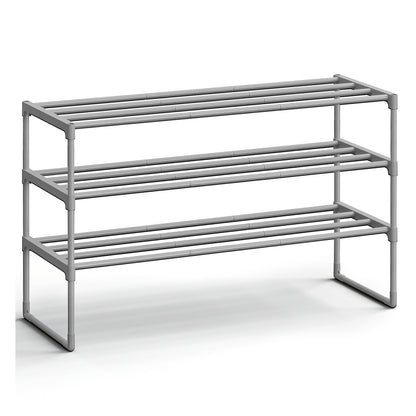 2 Tier Metal Shoe Rack for 12 Pairs of Shoes - image 8