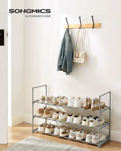 2 Tier Metal Shoe Rack for 12 Pairs of Shoes - image 9