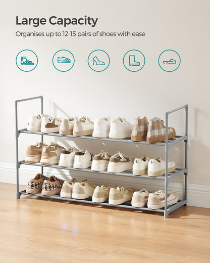 2 Tier Metal Shoe Rack for 12 Pairs of Shoes - image 10