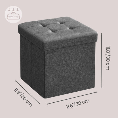 Folding storage stool bench footrest for living room and bedroom - image 3