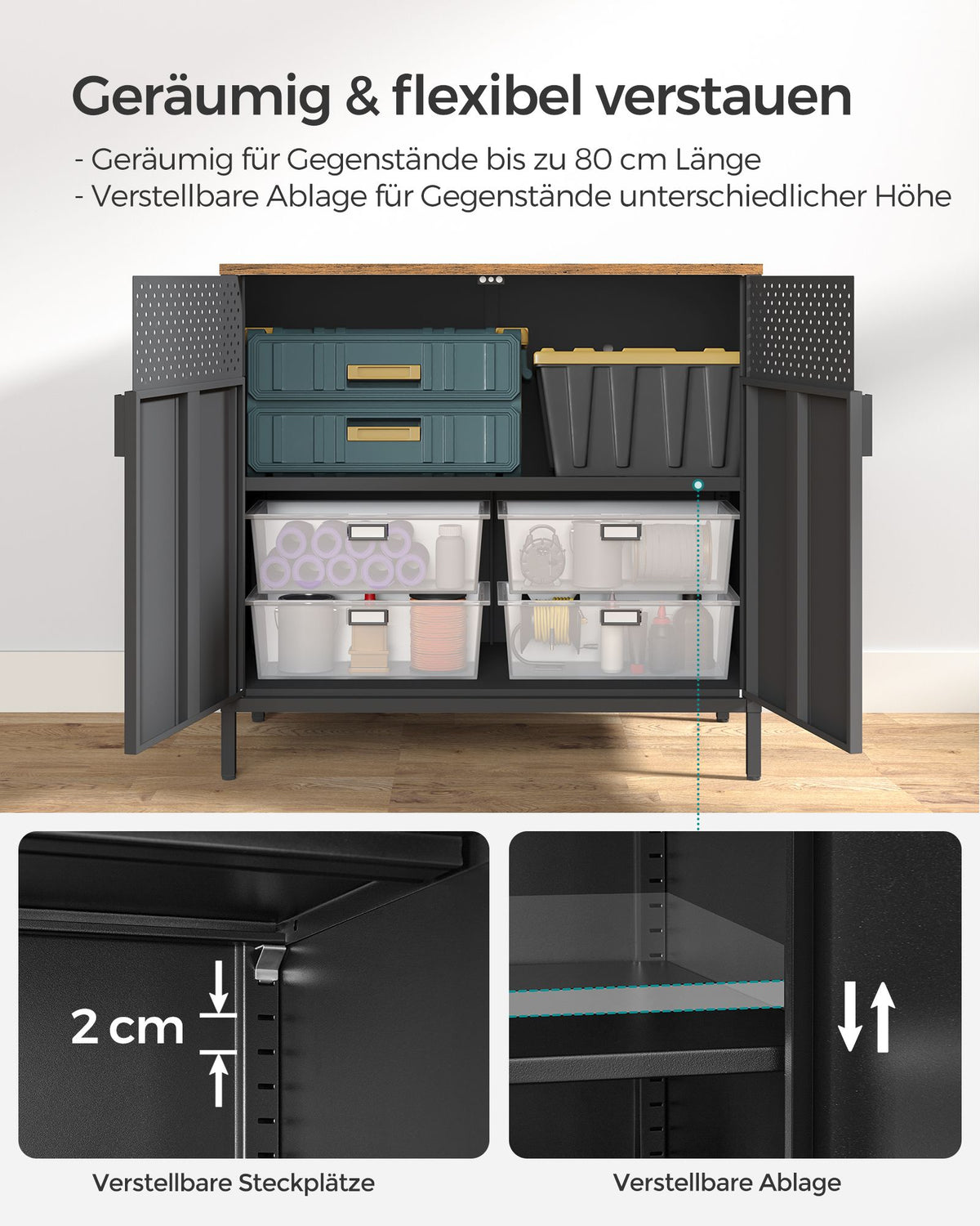 Double-Door Floor Cabinet