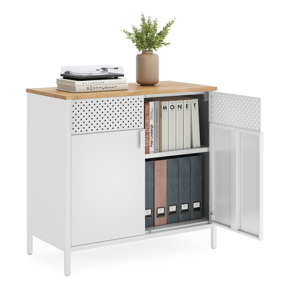 Storage Sideboard, Buffet Table with Adjustable Shelves