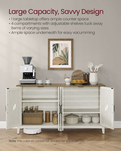 Buffet Storage Cabinet with Adjustable Shelves - image 3