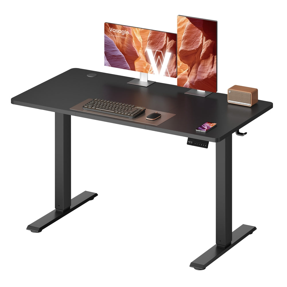 Electric Standing Desk 4 Memory Heights 47.2 x 23.6 Inches Rustic Brown - image 32