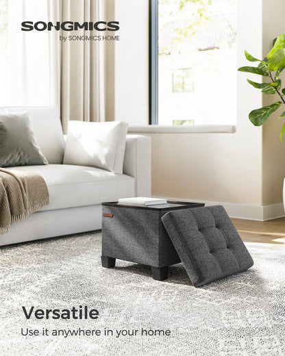 Small Ottoman Foot Rest with Legs - image 2
