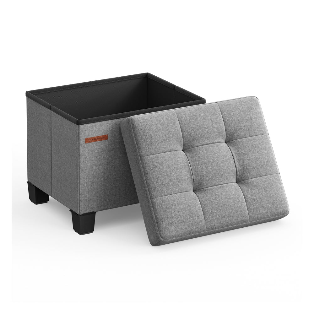 Small Ottoman Foot Rest with Legs - image 14