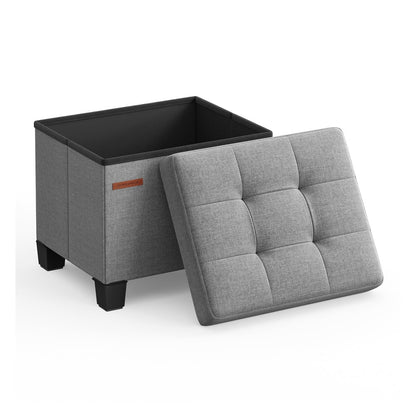 Small Ottoman Foot Rest with Legs - image 14