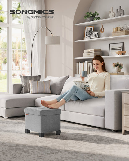 Small Ottoman Foot Rest with Legs - image 8