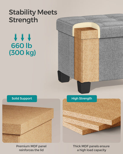 Small Ottoman Foot Rest with Legs - image 10