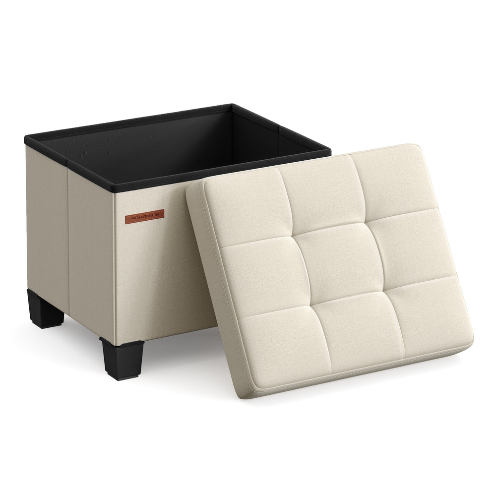 Small Ottoman Foot Rest with Legs - image 16