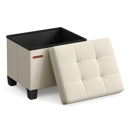 Small Ottoman Foot Rest with Legs - image 16