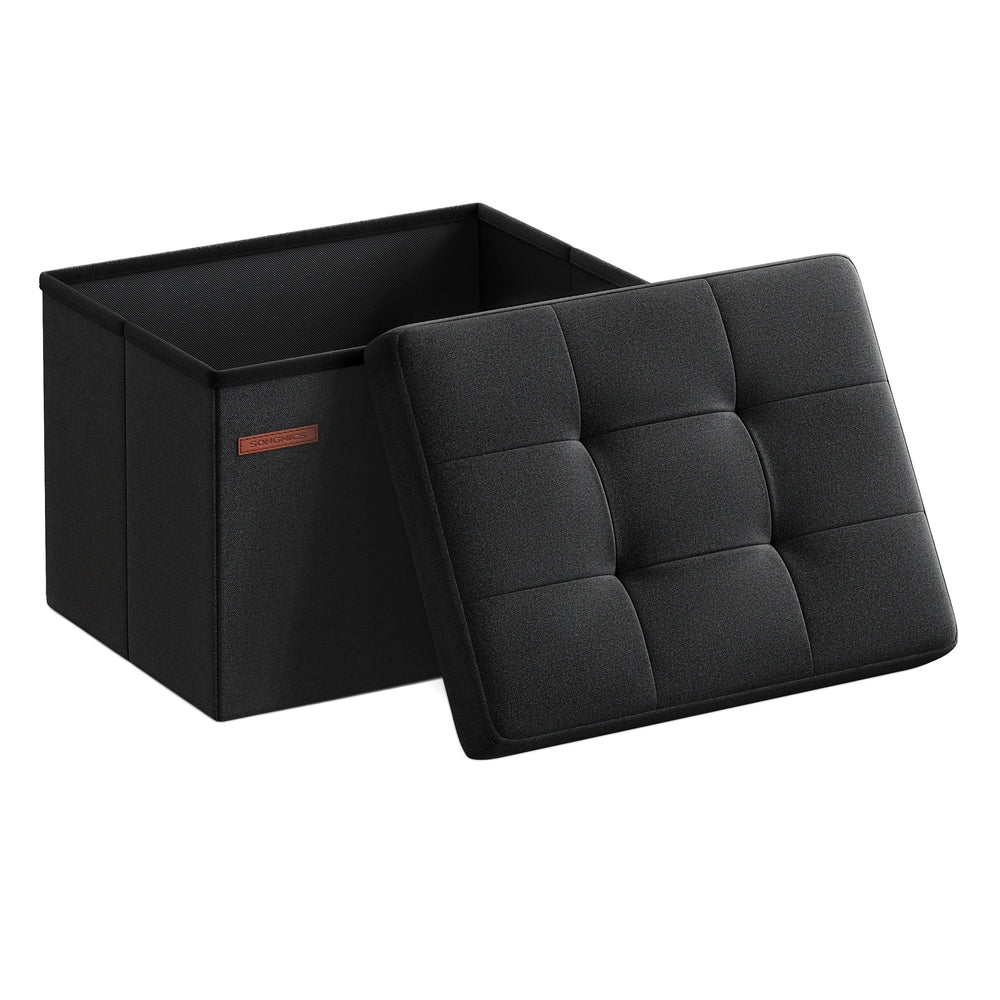 12.2 x 16.1 x 12.2 Inches Small Folding Storage Ottoman Jelly Pink - image 12