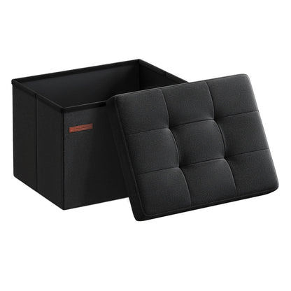 12.2 x 16.1 x 12.2 Inches Small Folding Storage Ottoman Jelly Pink - image 12