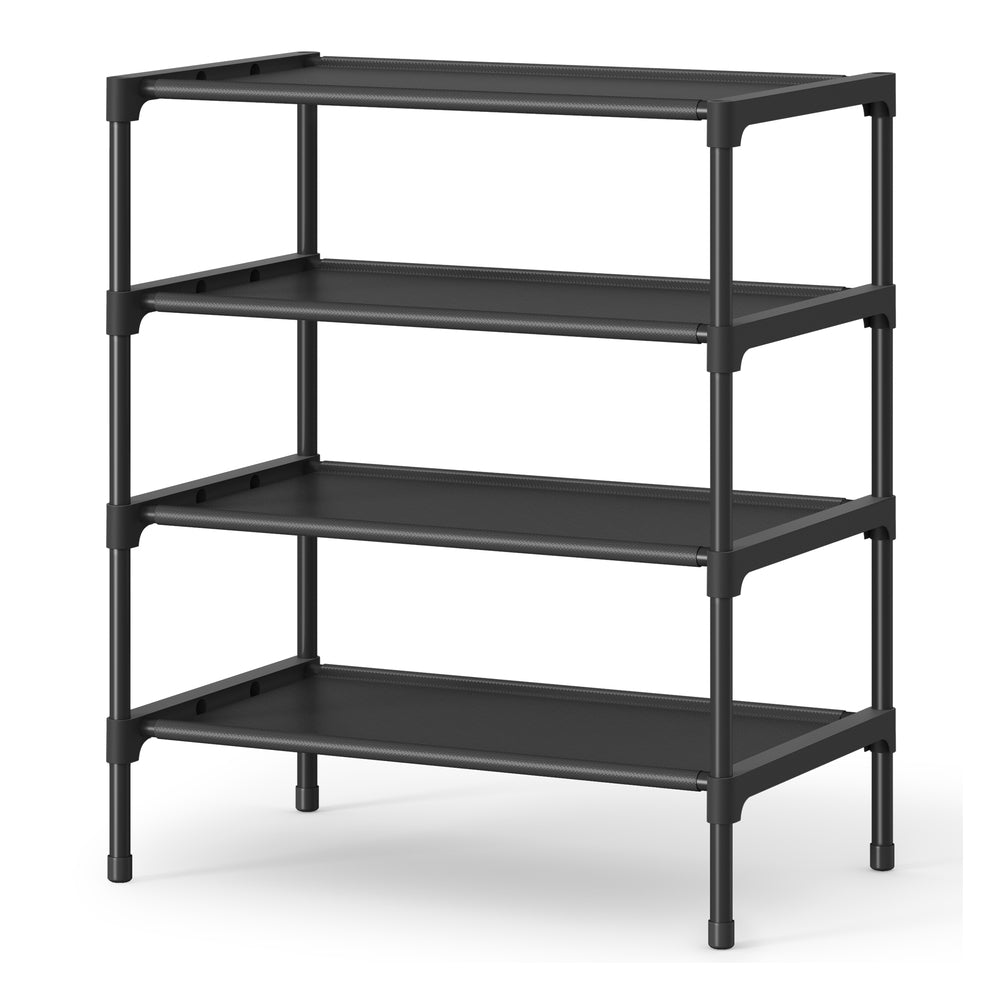 Shoe Rack, 3-Tier Shoe Storage Organizer, Space-Saving, 11.7 x 16.5 x 19.1 Inches - image 7