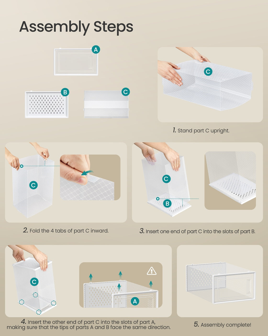 18-Stackable Shoe Boxes