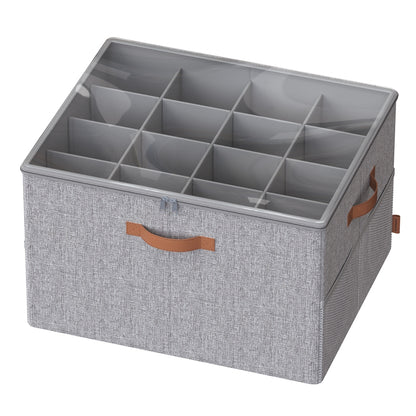 Shoe Organizer for Closet, Fits 16 Pairs
