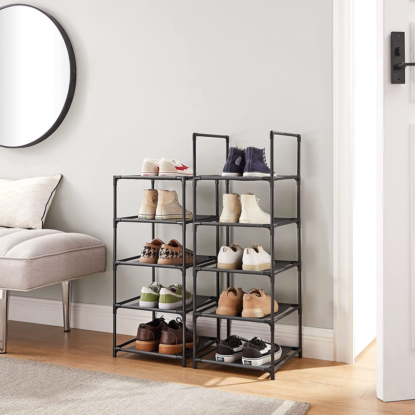 Schuhregal,10 Ebenen, Schuhablage