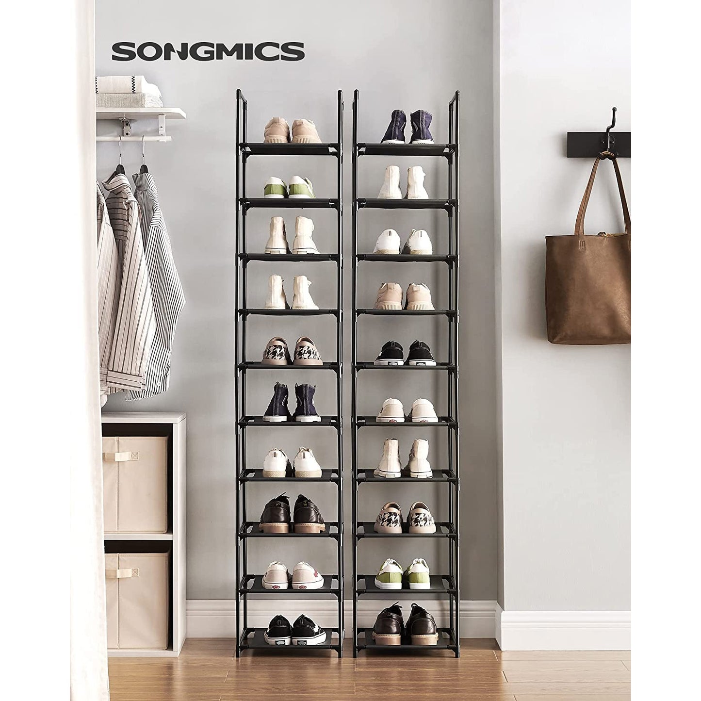 Schuhregal,10 Ebenen, Schuhablage