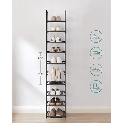 Schuhregal,10 Ebenen, Schuhablage