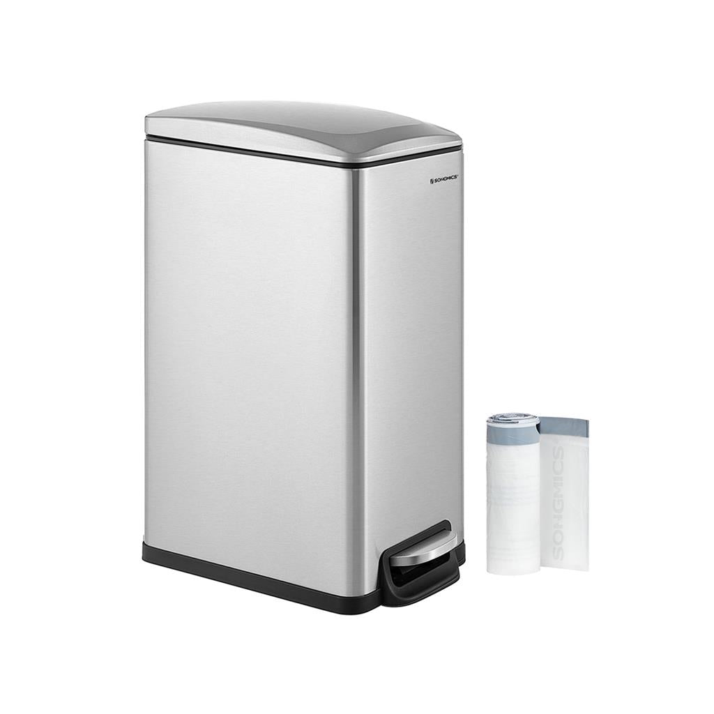 13 Gallon Garbage Can for Narrow Spaces with Soft-Close Lid - HWLEXTRA 