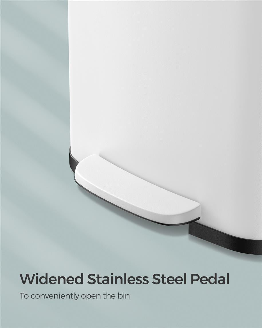 18-Gallon Stainless Steel Garbage Can