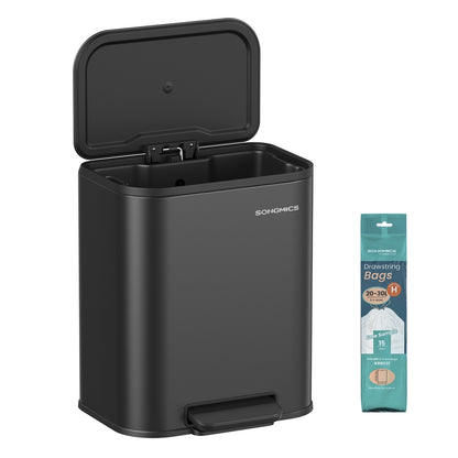 5.2-Gallon (20L) Kitchen Trash Can with Lid - image 1