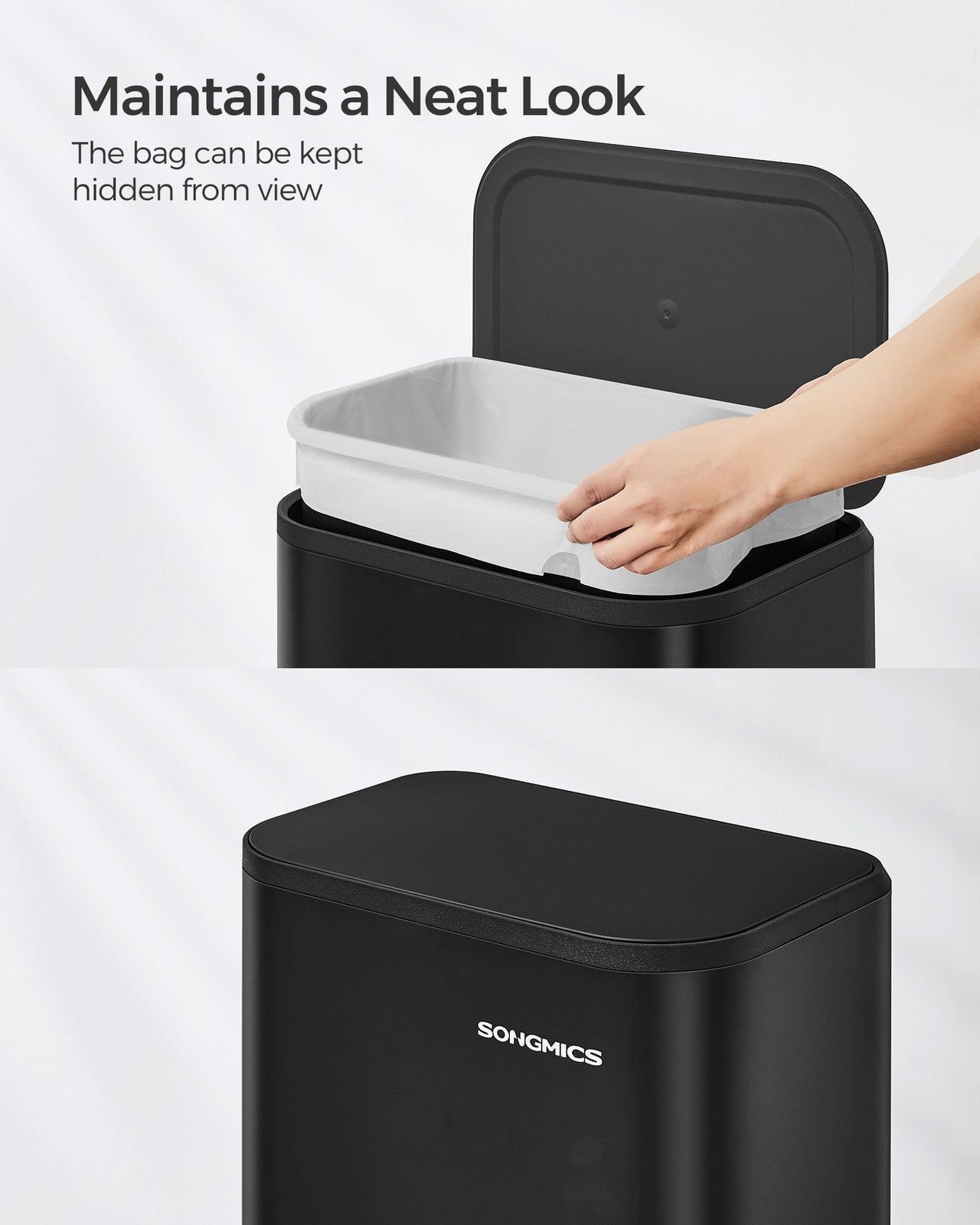 5.2-Gallon (20L) Kitchen Trash Can with Lid - image 7