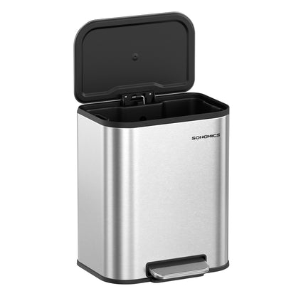 5.2-Gallon (20L) Kitchen Trash Can with Lid - image 9
