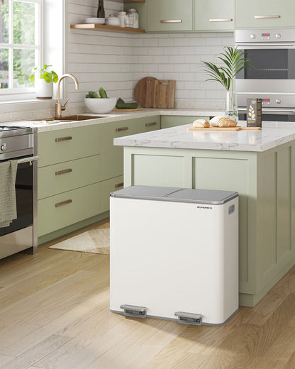 2 x 10.6 Gallon (2 x 40 L) Trash Can for Kitchen