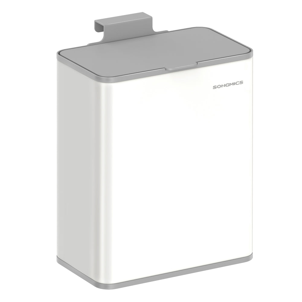2.1-Gallon Hanging Trash Can with Lid - image 8